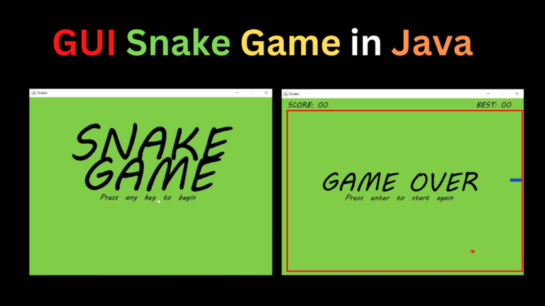 Snake Game In Java CopyAssignment