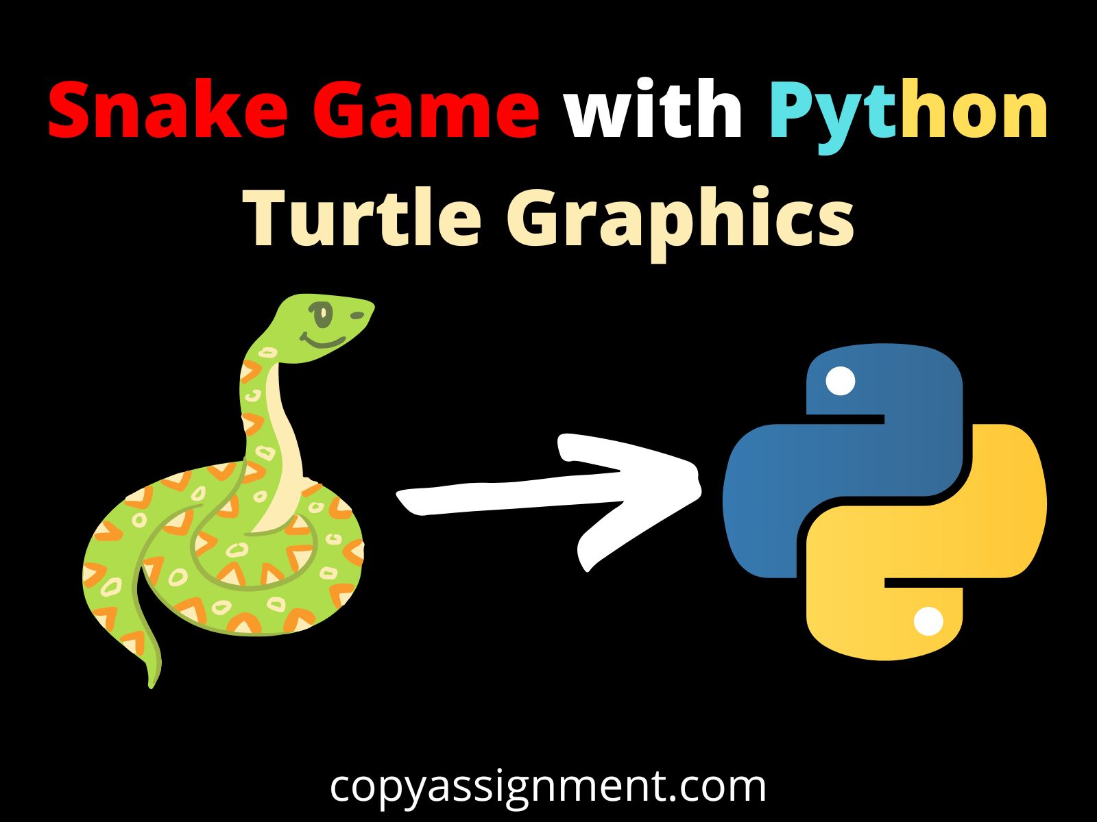 Snake Game With Python Turtle Graphics - CopyAssignment
