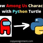 Draw Among Us Character with Python Turtle