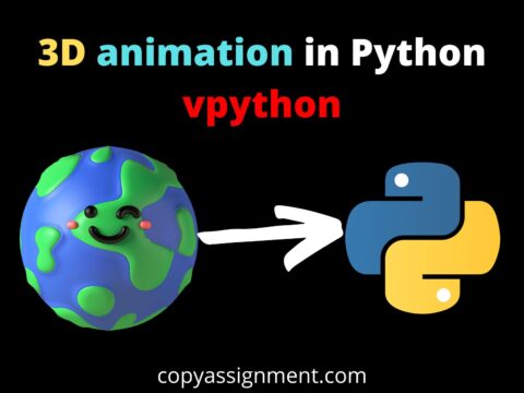 3D animation in Python vpython