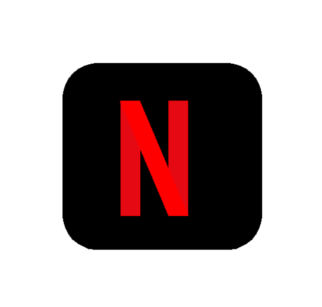 output to Draw the Netflix logo using Python Turtle