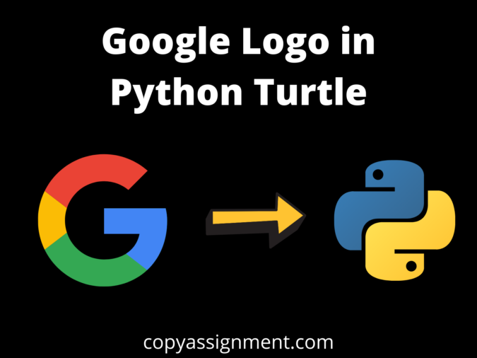 google logo in python turtle