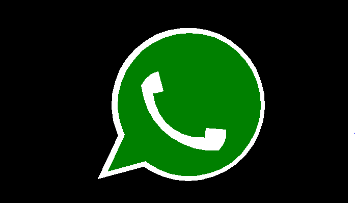 output to draw WhatsApp Logo Using Python Turtle