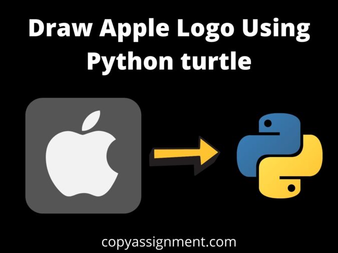 Draw Apple Logo Using Python turtle