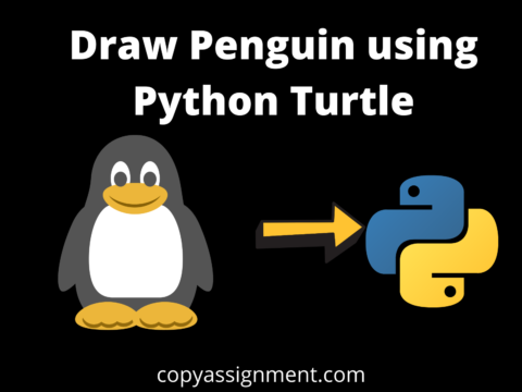 Draw Penguin using Python Turtle