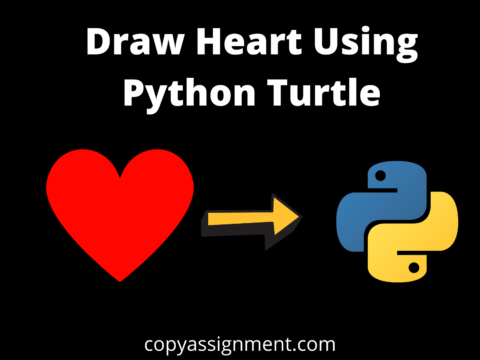 Heart Using Python Turtle