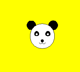 output to Draw Panda using Python Turtle
