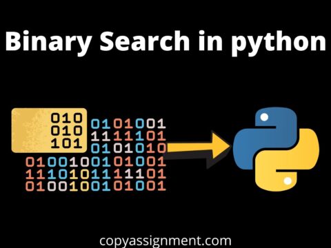 Binary Search in python