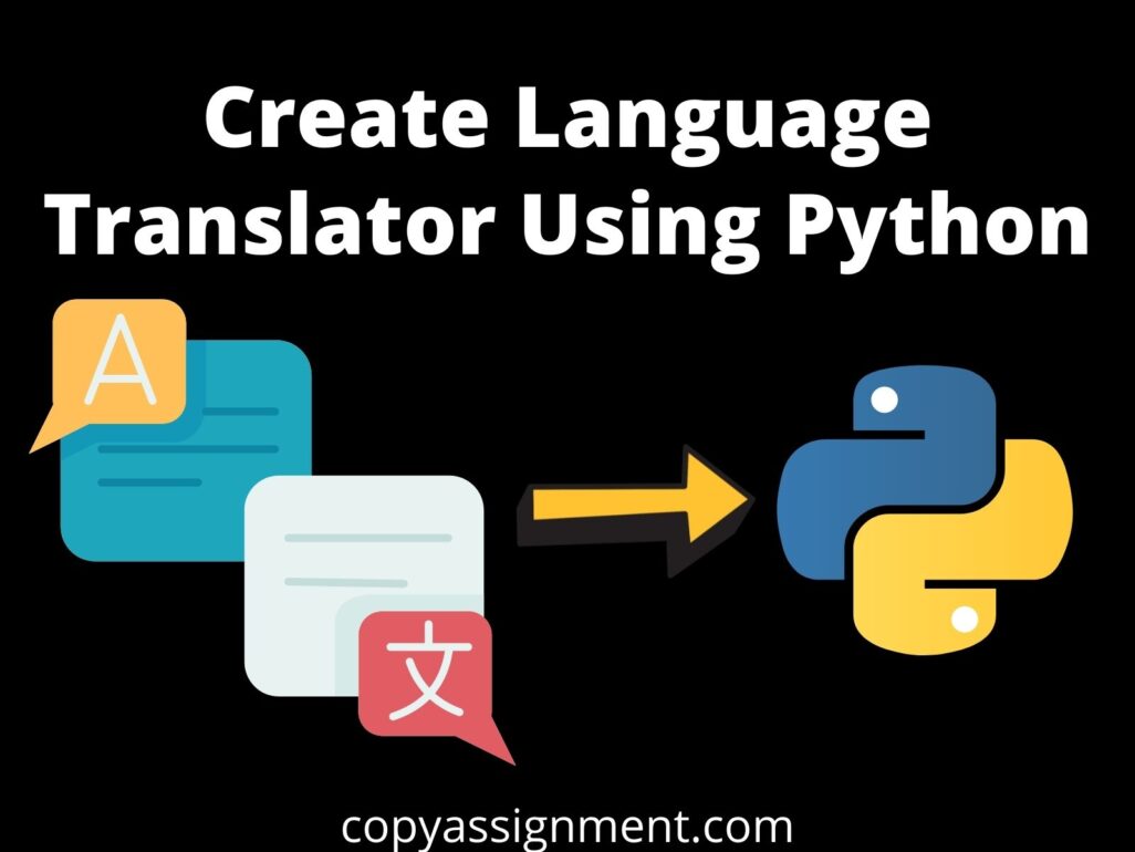 text translation using python