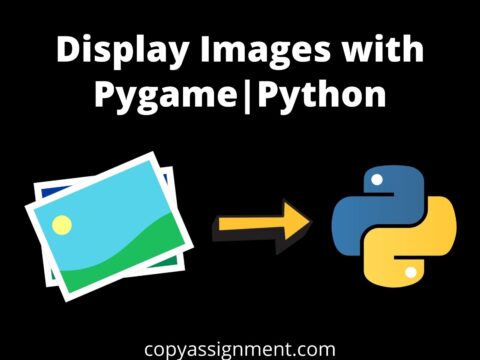 Display Images with Pygame|Python