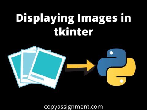 Displaying Images in tkinter