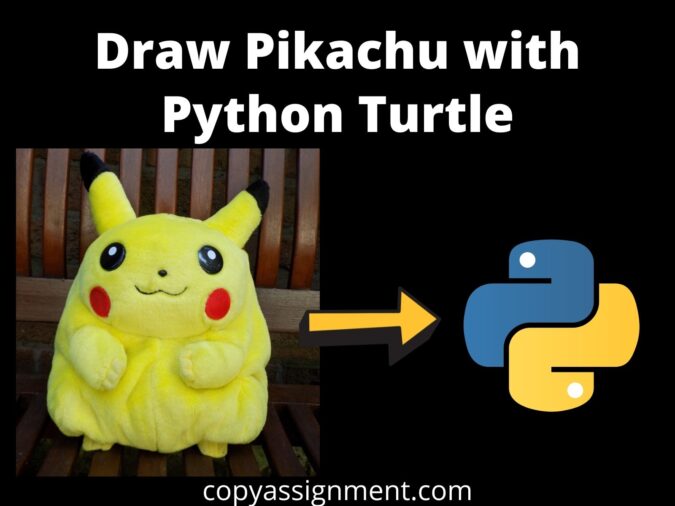 Hãy tưởng tượng một con Pikachu hình ảnh cực kỳ đáng yêu được vẽ bằng code Python Turtle! Hãy xem qua hình ảnh và cùng khám phá kĩ thuật vẽ Pikachu vô cùng thú vị này.