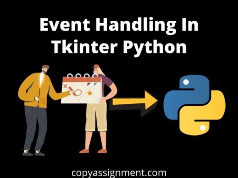 Event Handling In Tkinter Python