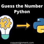 Guess the Number Python