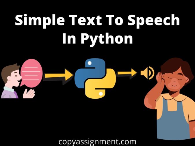 Simple Text To Speech In Python