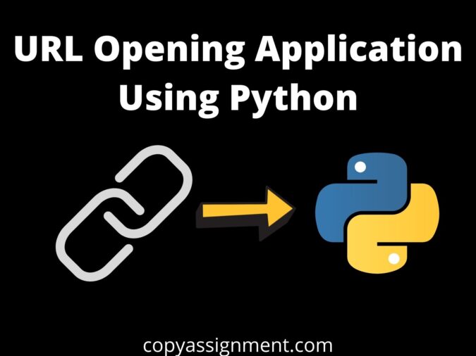 URL Opening Application Using Python