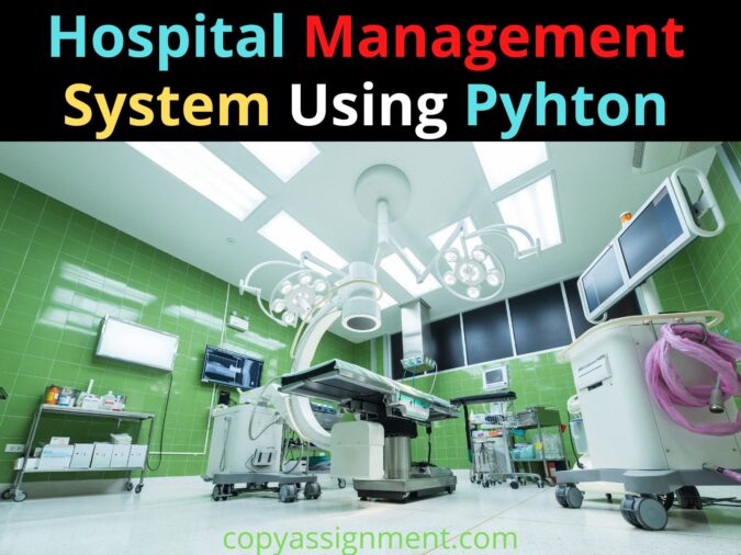 Hospital Management System Project in Python
