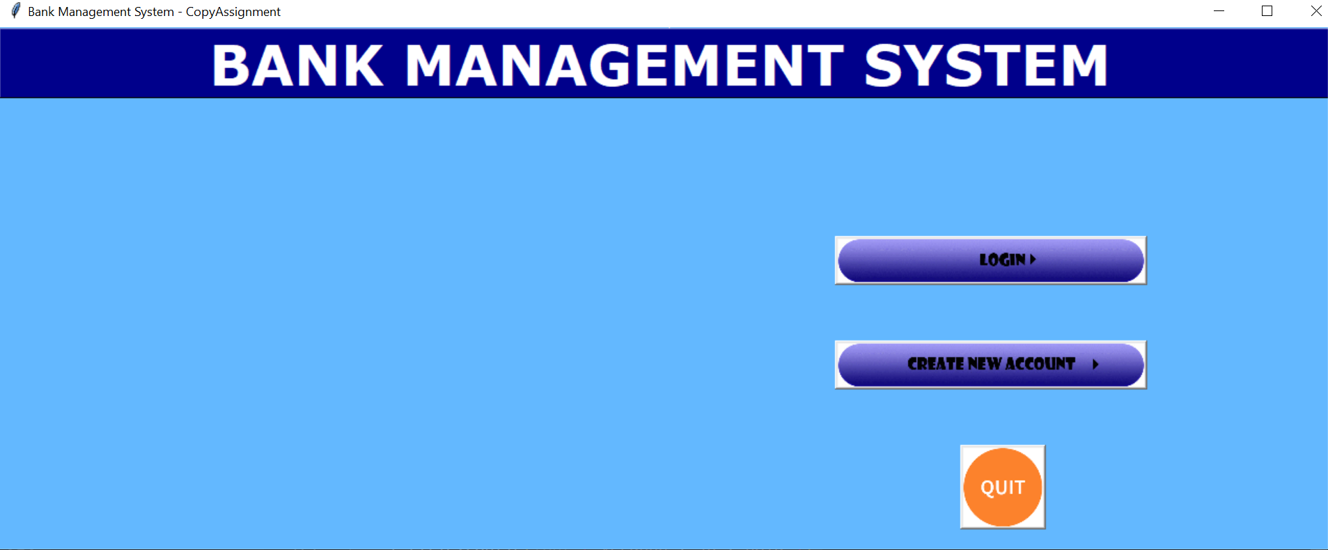 Bank Management System Project In Python CopyAssignment