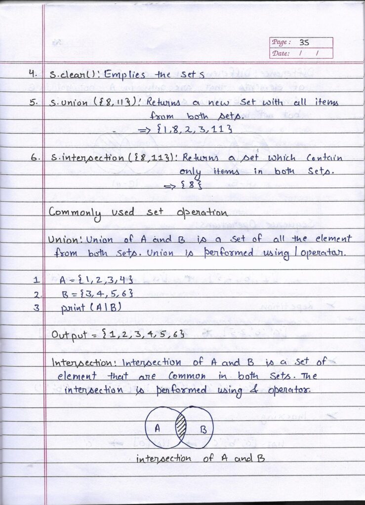 Buy Python Complete Notes Python Complete notes for beginners as well as for intermediates.