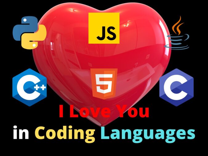 I Love You In Coding Languages