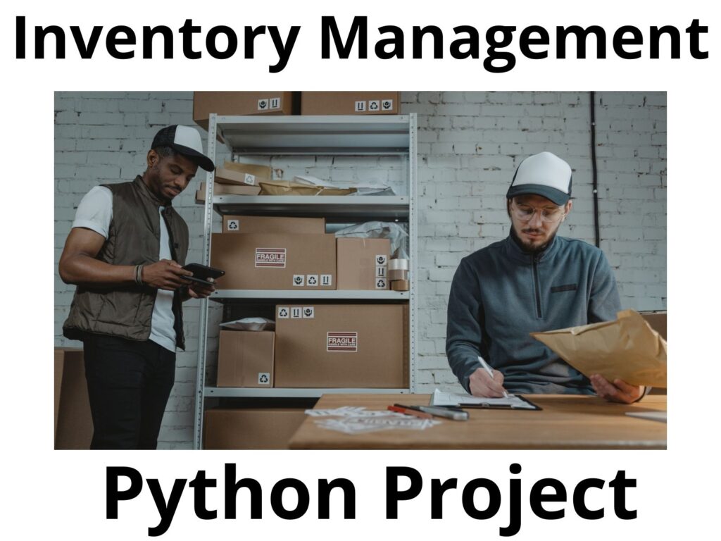 Medical Inventory Management System Project Python