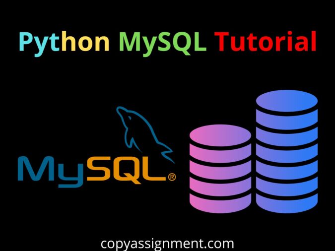Python mysql connector example, pip, install, and download