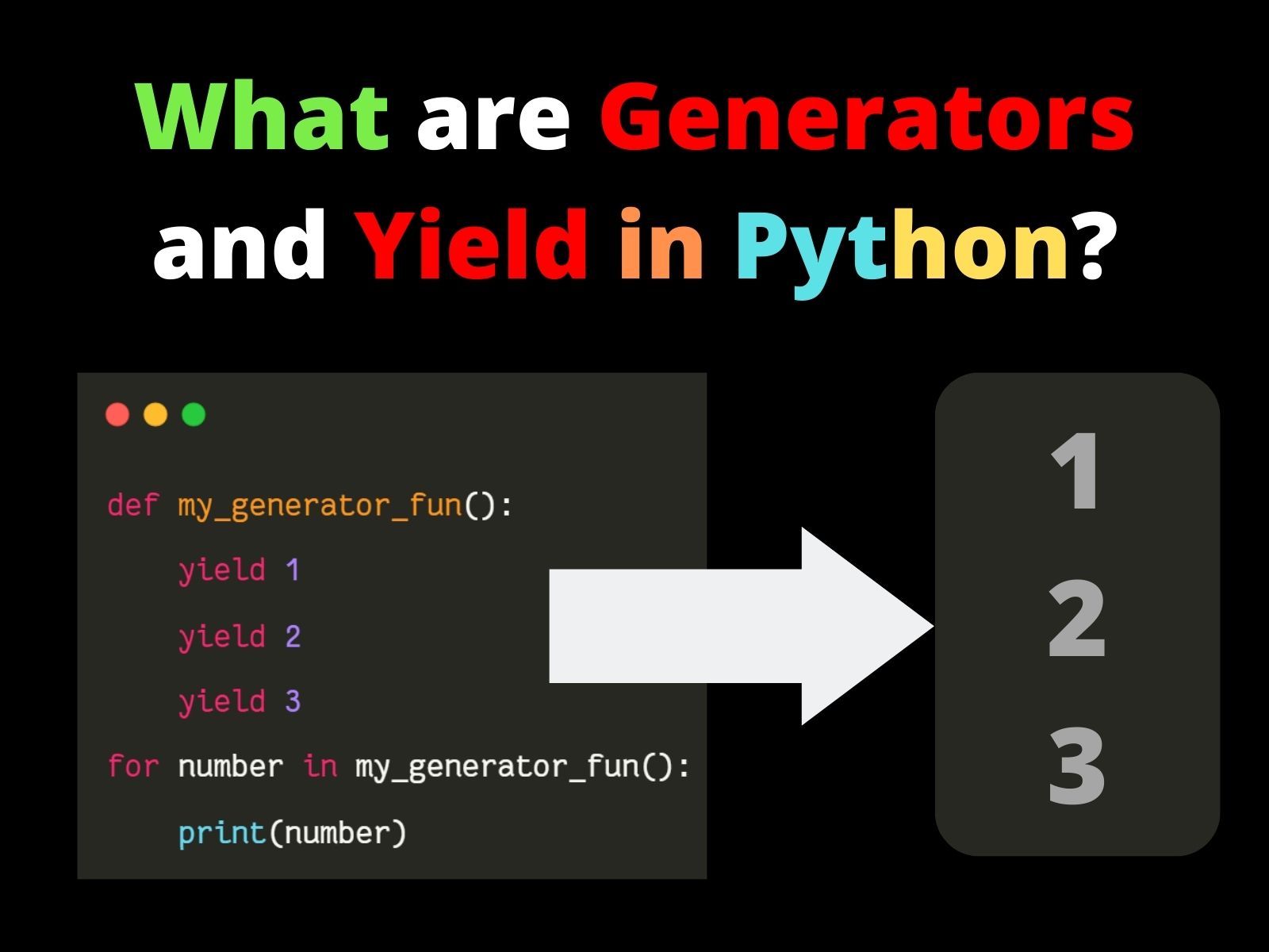 What Are Generators Generator Functions Generator Objects And Yield 