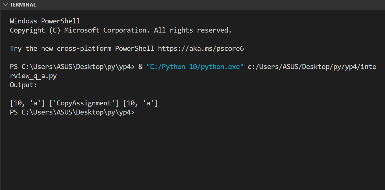 Best Python Interview Questions and Answers – CopyAssignment