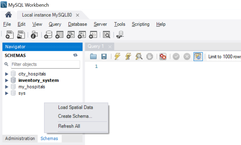 setup 2 of Inventory management system project in python