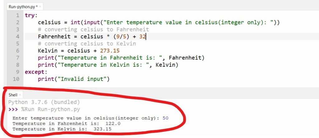 Temperature Conversion In Python CopyAssignment