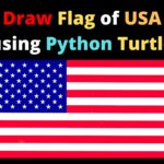 Draw Flag of USA using Python Turtle