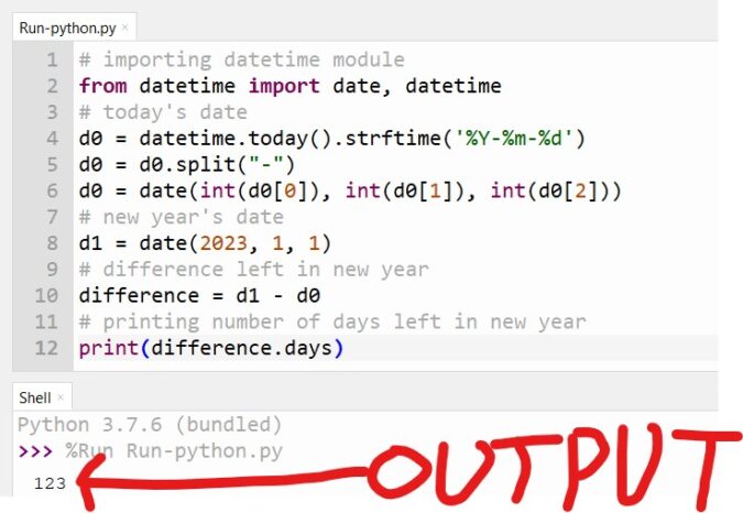 New Year Countdown in Python – CopyAssignment