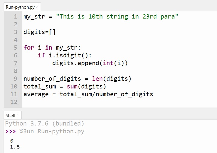 How To Count Numbers In Python String