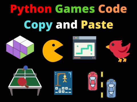 Python Games Code | Copy and Paste