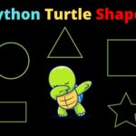 Python Turtle Shapes- Square, Rectangle, Circle