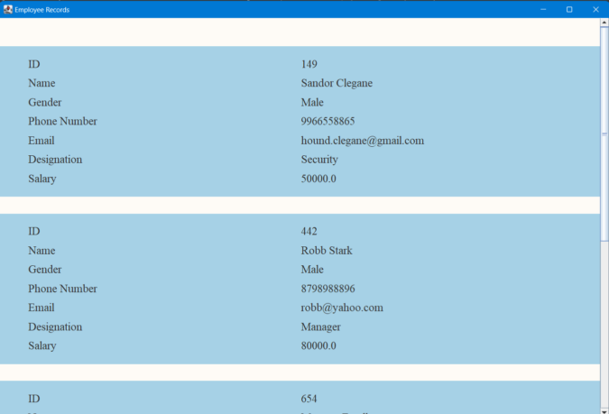 Employee Management System Project In Java - CopyAssignment