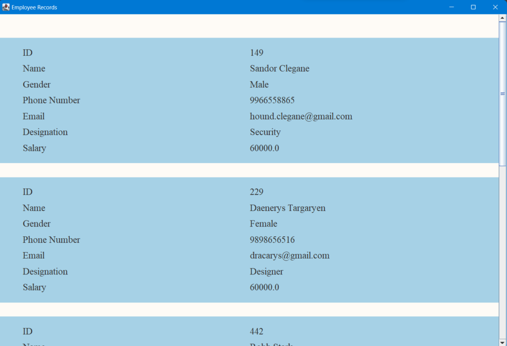 Employee Management System Project In Java - CopyAssignment