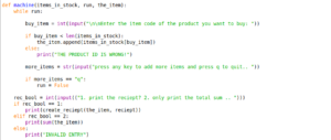 Vending Machine With Python Code - CopyAssignment