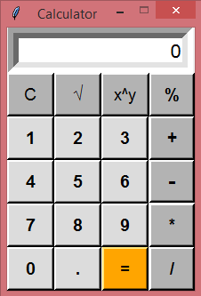 Scientific Calculator with Python Tkinter