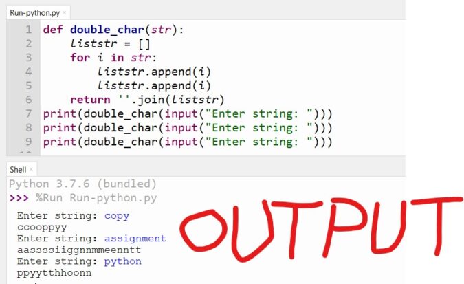 Double Char In Python CopyAssignment