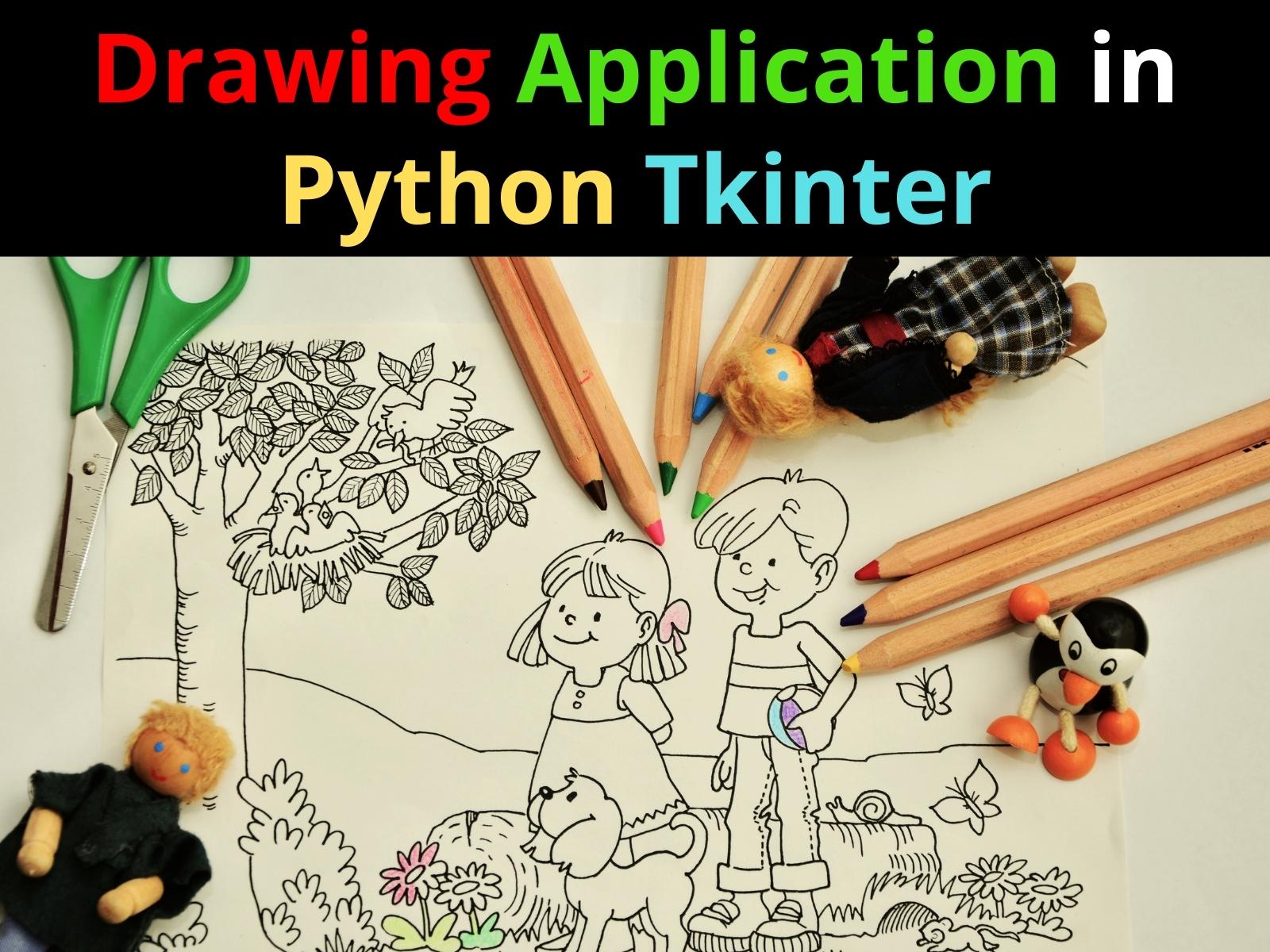 Drawing Application in Python Tkinter