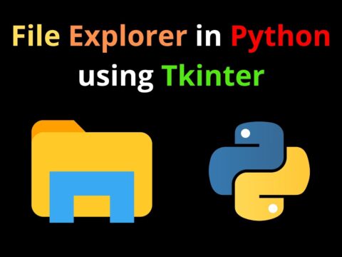File Explorer in Python using Tkinter