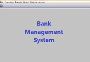 Bank Management System Project In Java - CopyAssignment