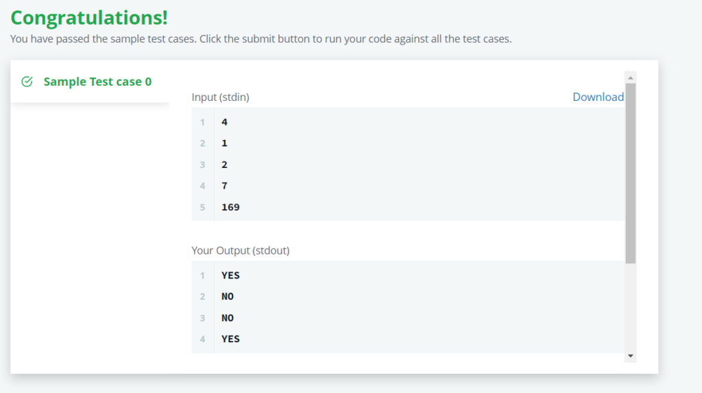 Output for Smart Number Hackerrank Solution