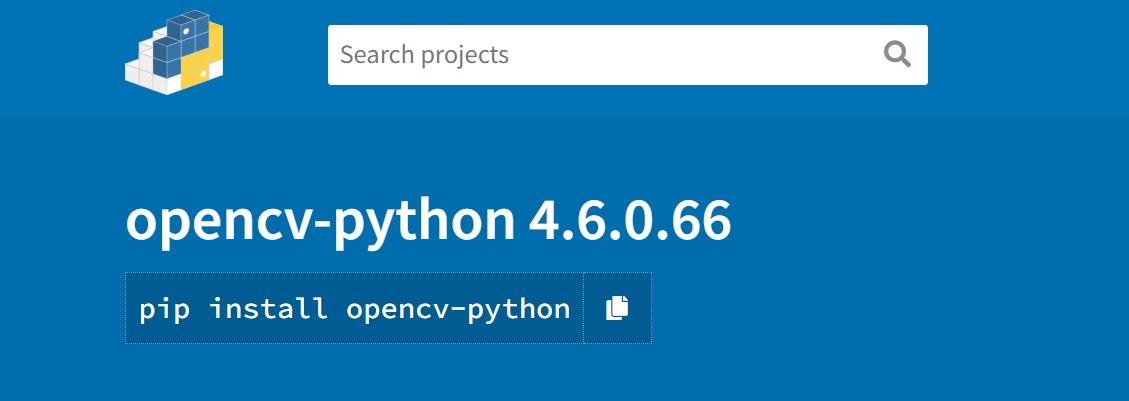 Pip install opencv python