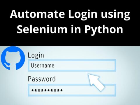 Automate Login using Selenium in Python in 2022