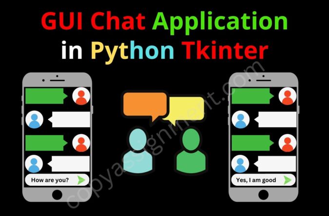 GUI Chat Application in Python Tkinter