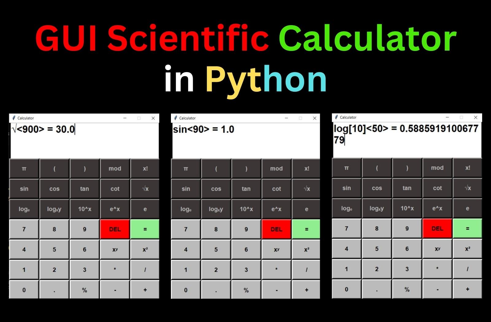 Scientific Calculator In Python CopyAssignment