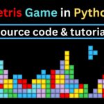 Tetris game in Python Code