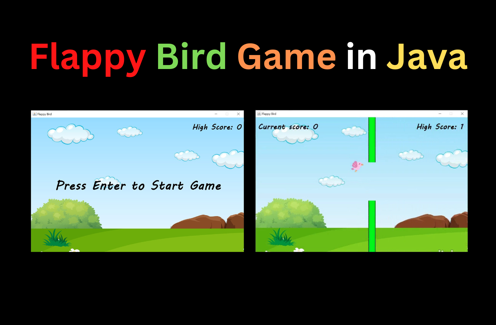 Programming Flappy Bird in Java Processing Tutorial 